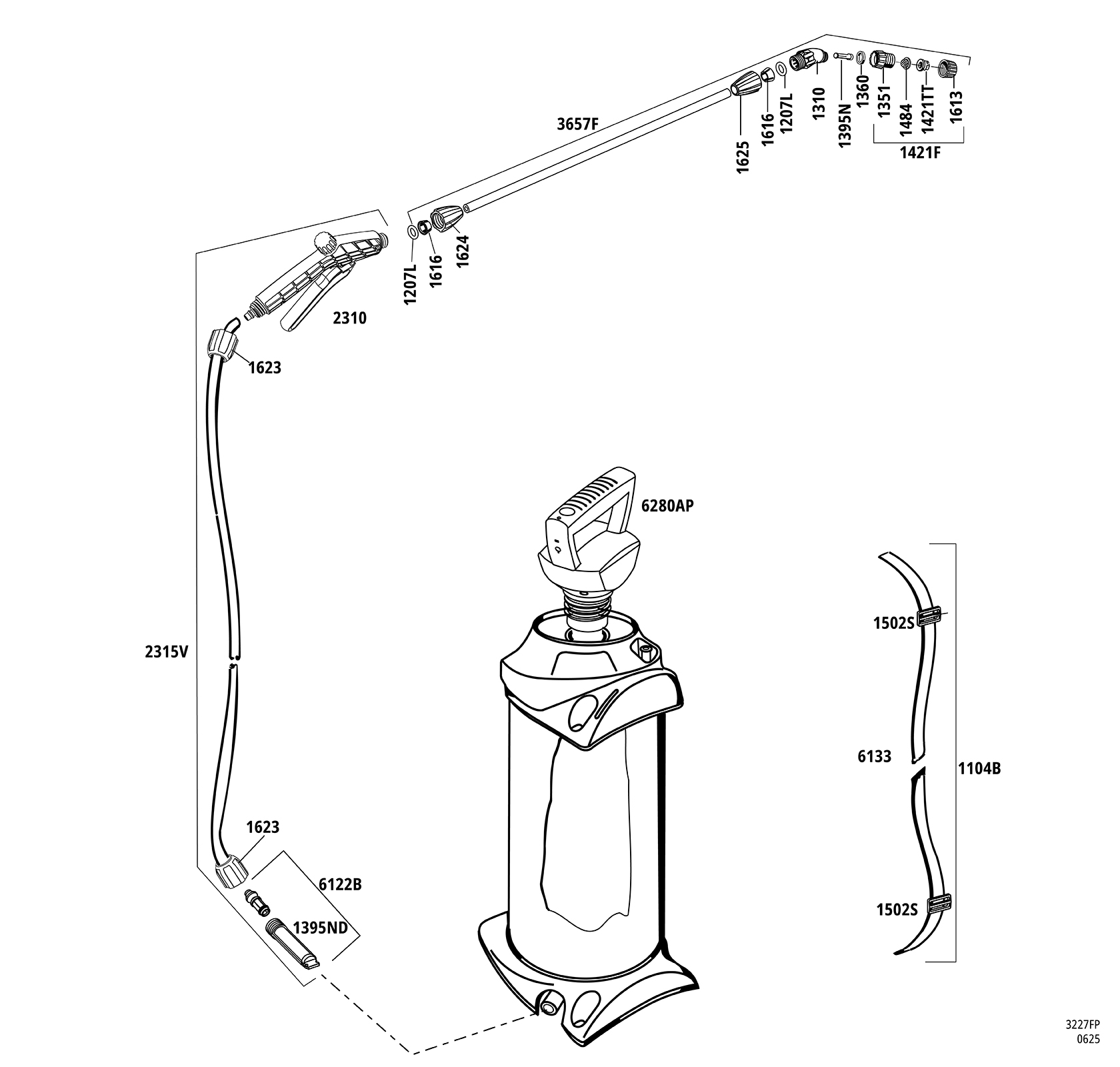e.FIX PLUS 5 compression battery sprayer