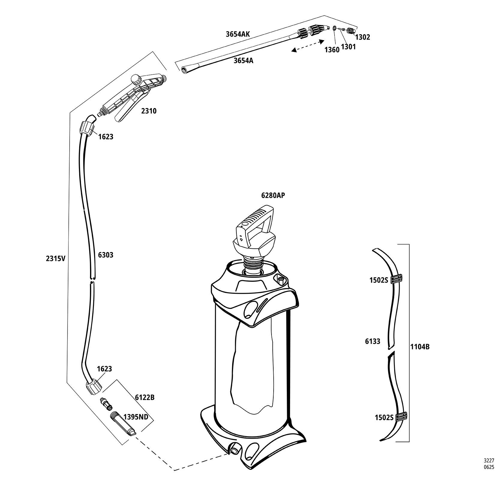 e.VERIS compression battery sprayer