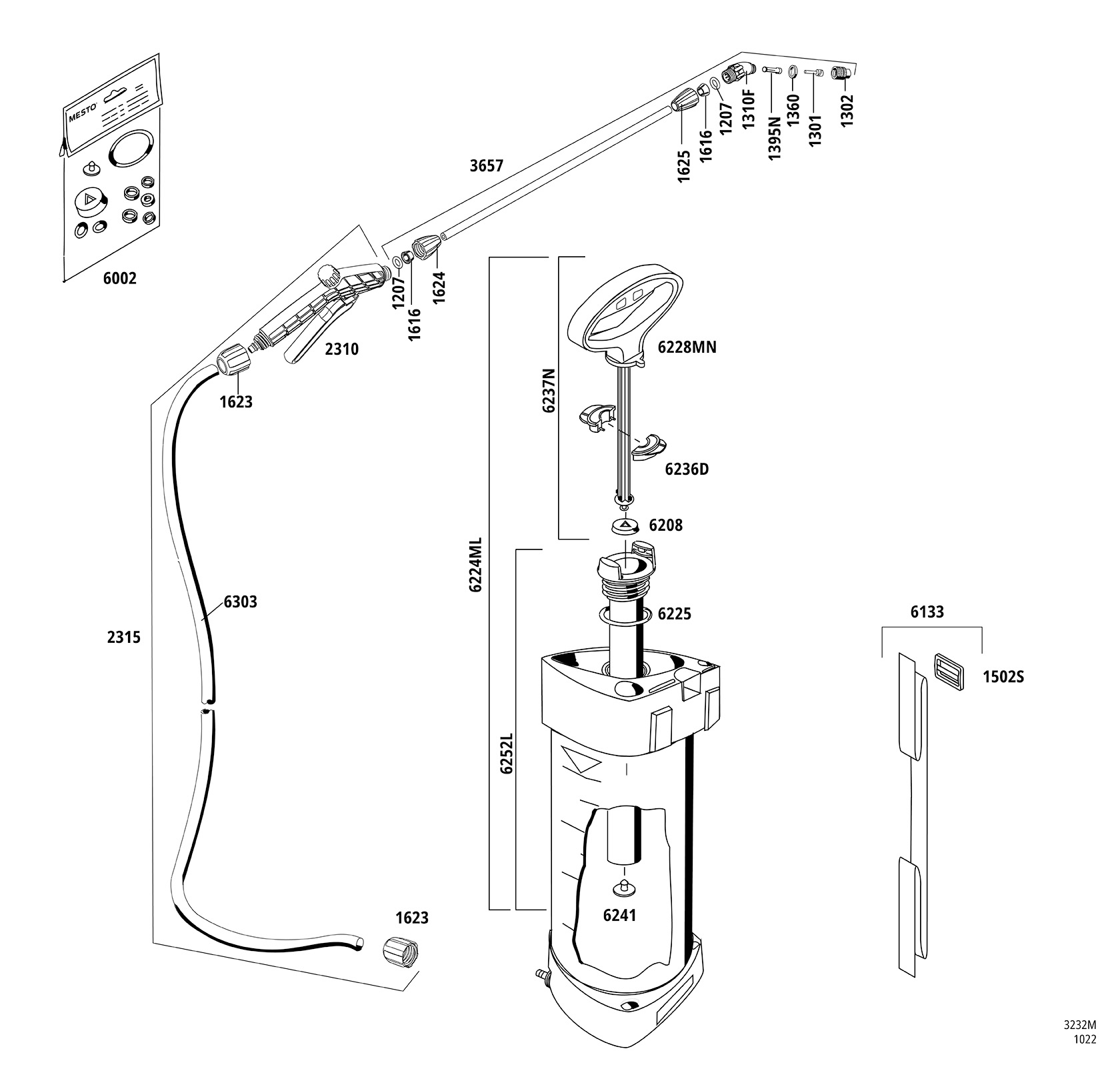 FLORI M compression sprayer