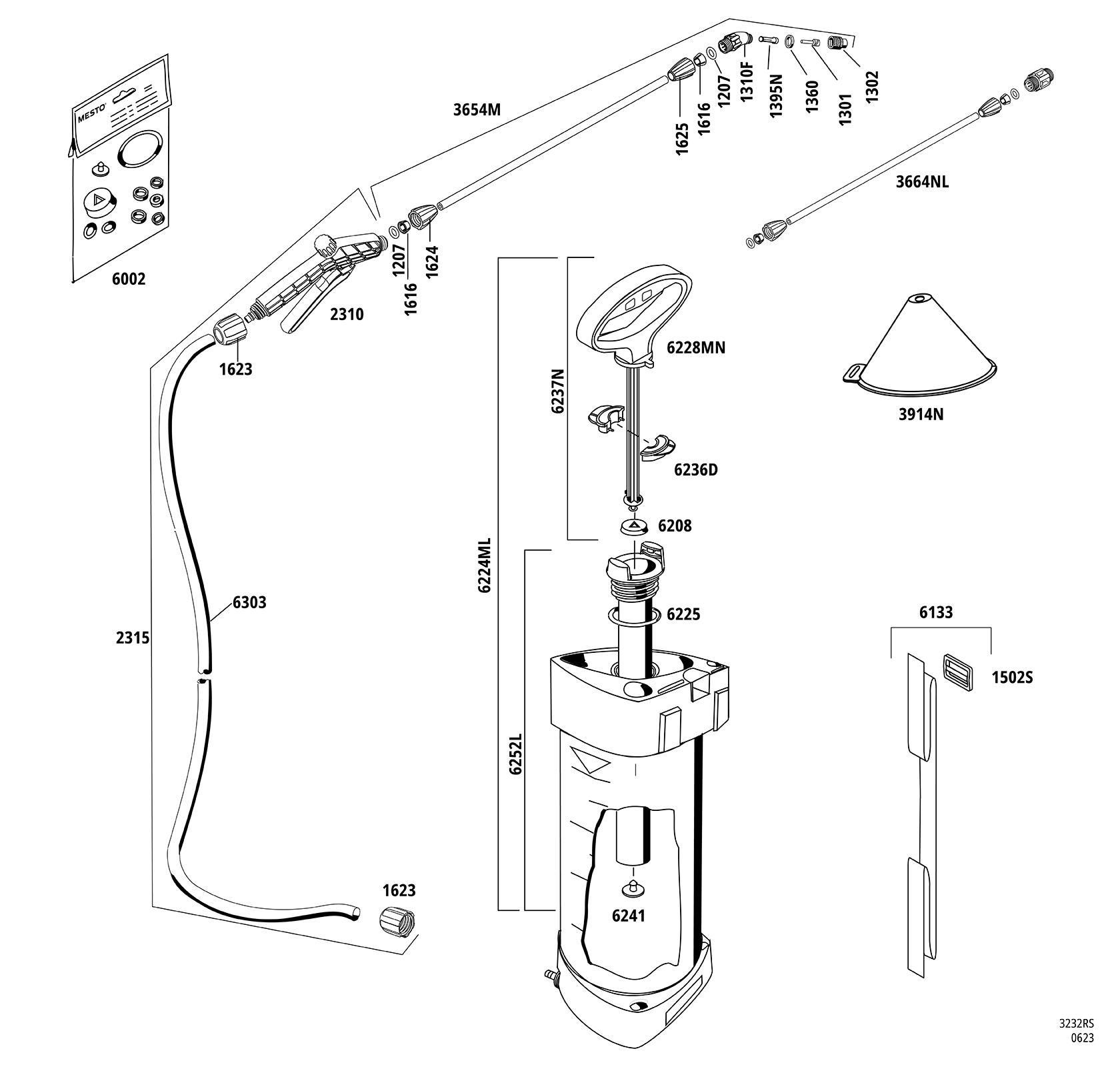 FLORI STAR compression sprayer
