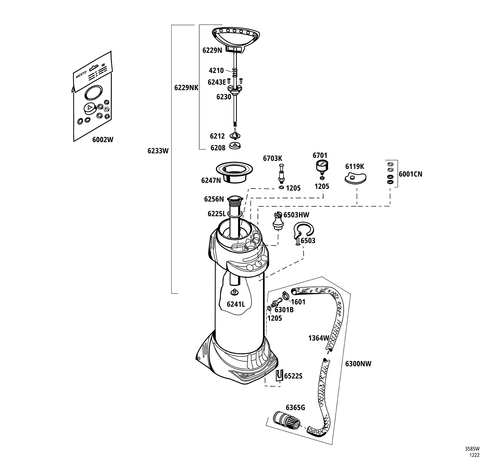 FERROX H2O 10 water tank