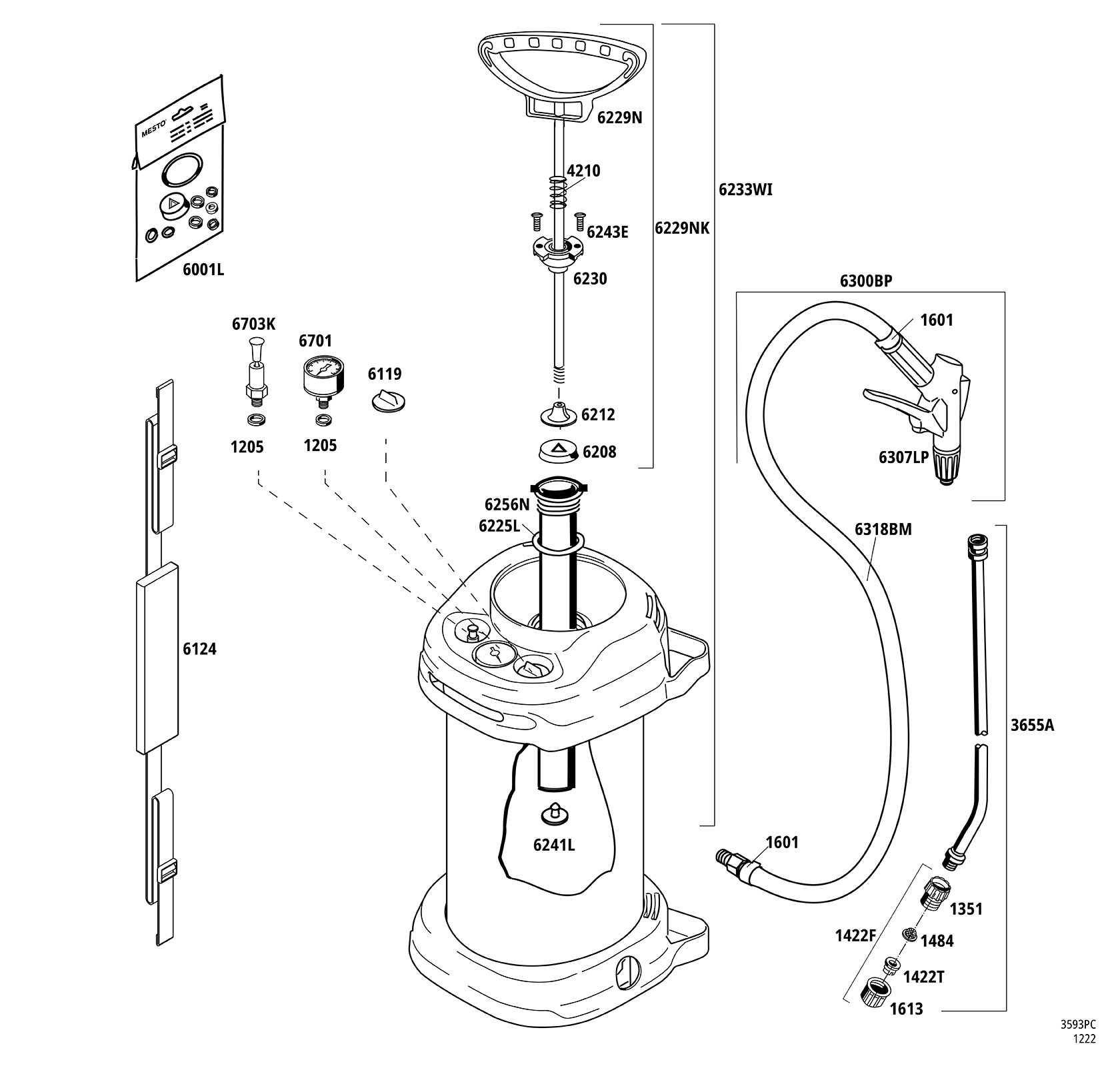 Pulvérisateur haute pression INOX PCO 4