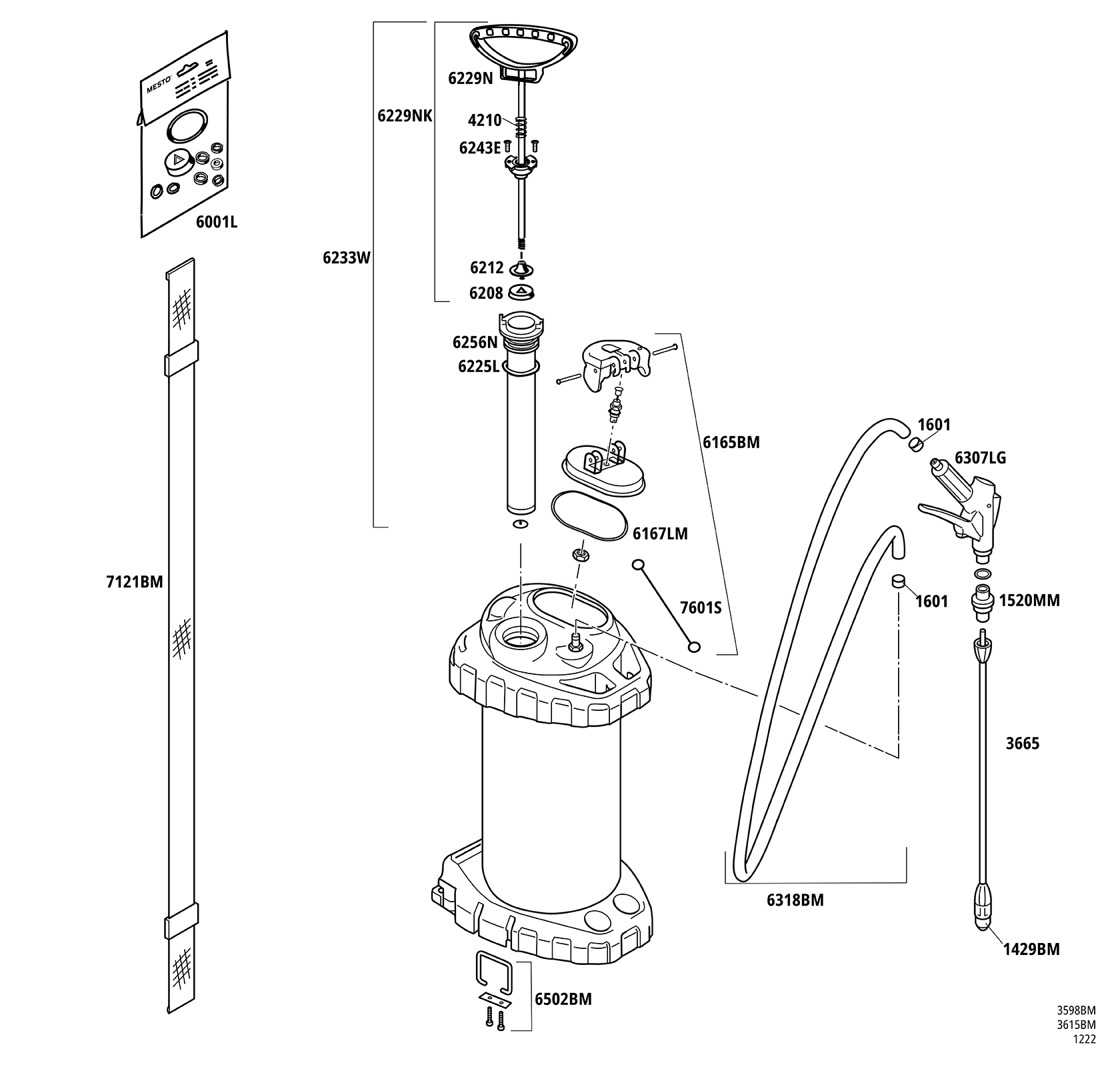INOX BM 7.5 compression sprayer