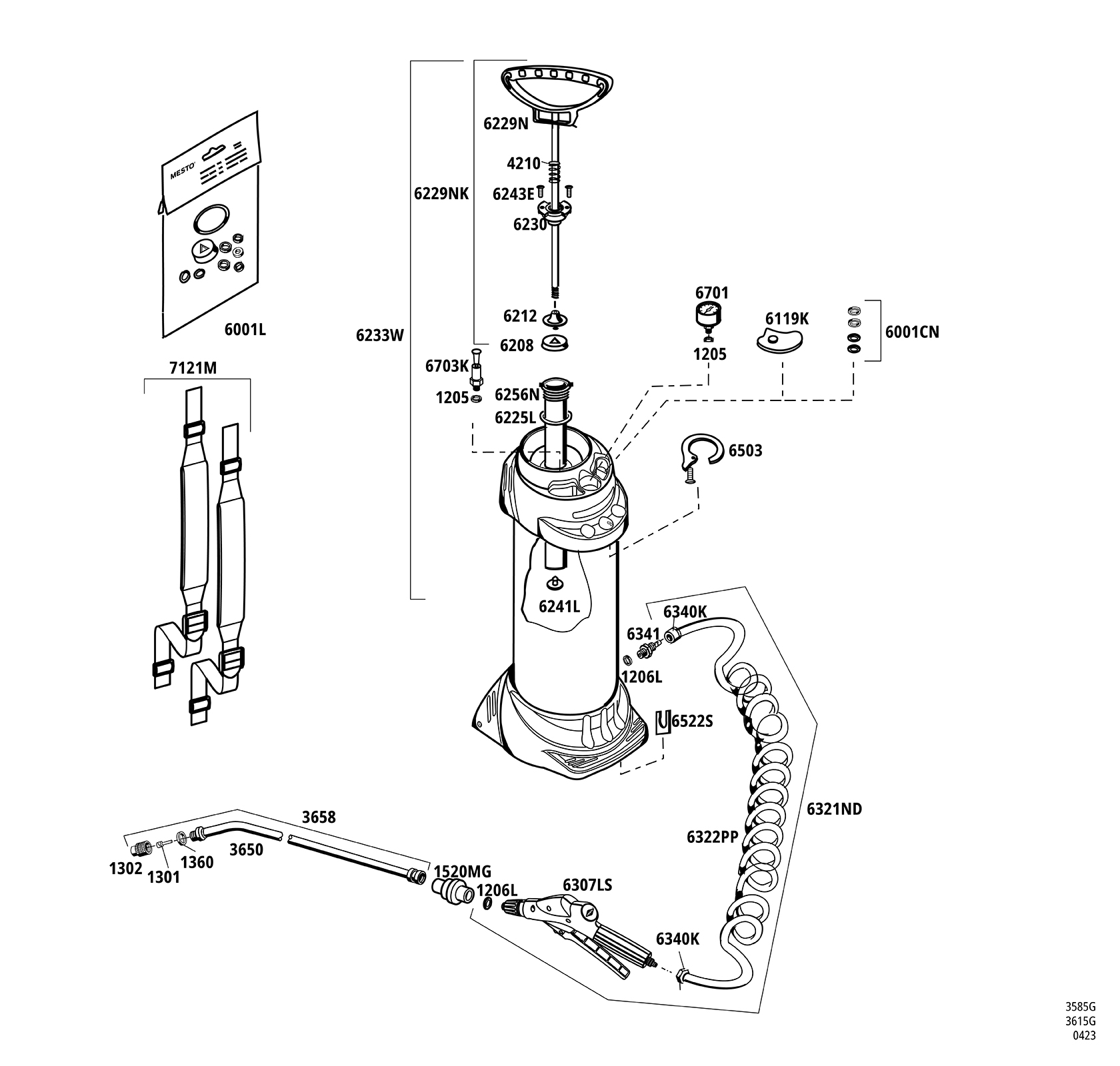 INOX 10 compression sprayer